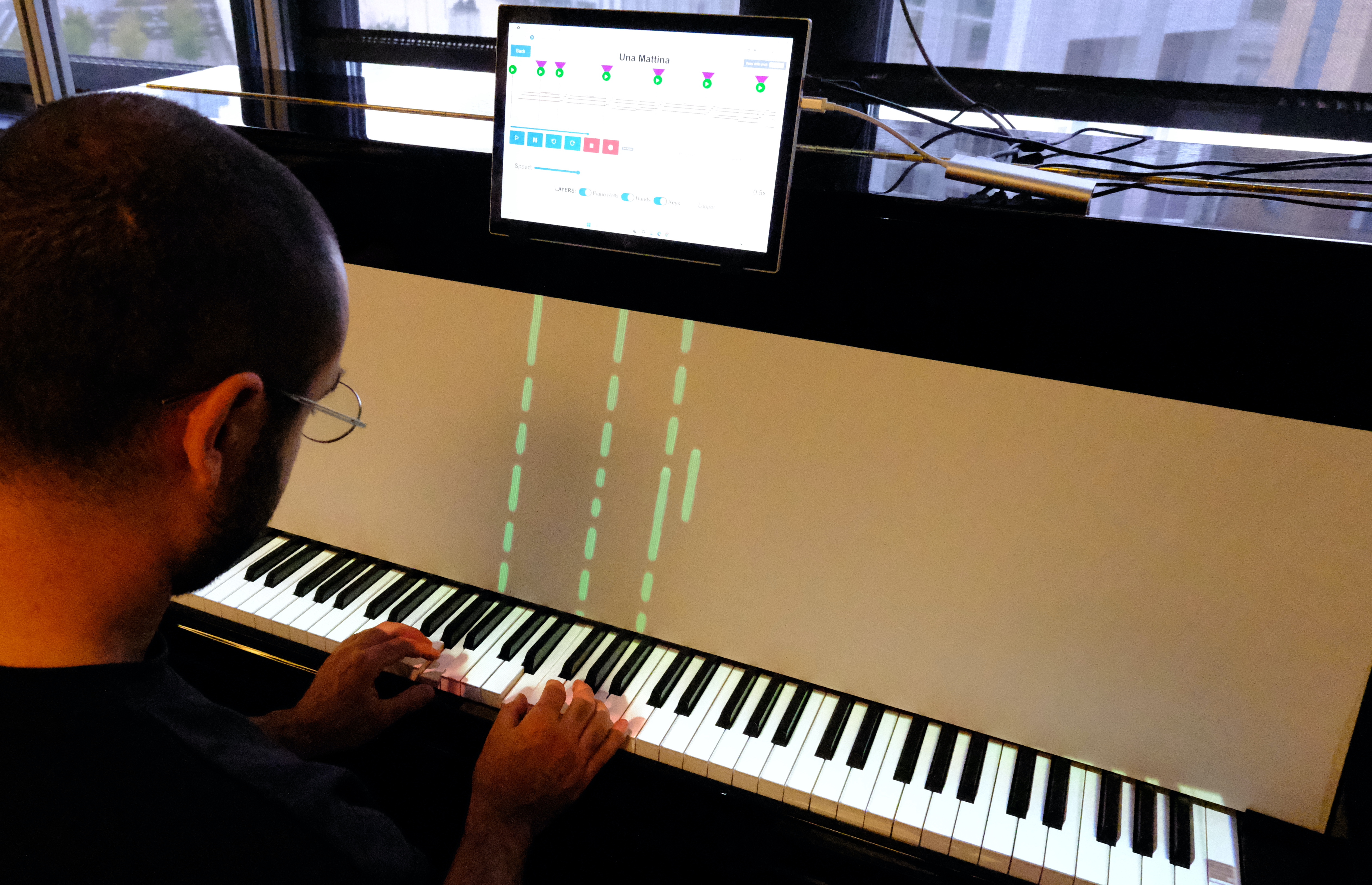 ReTouche setup in use